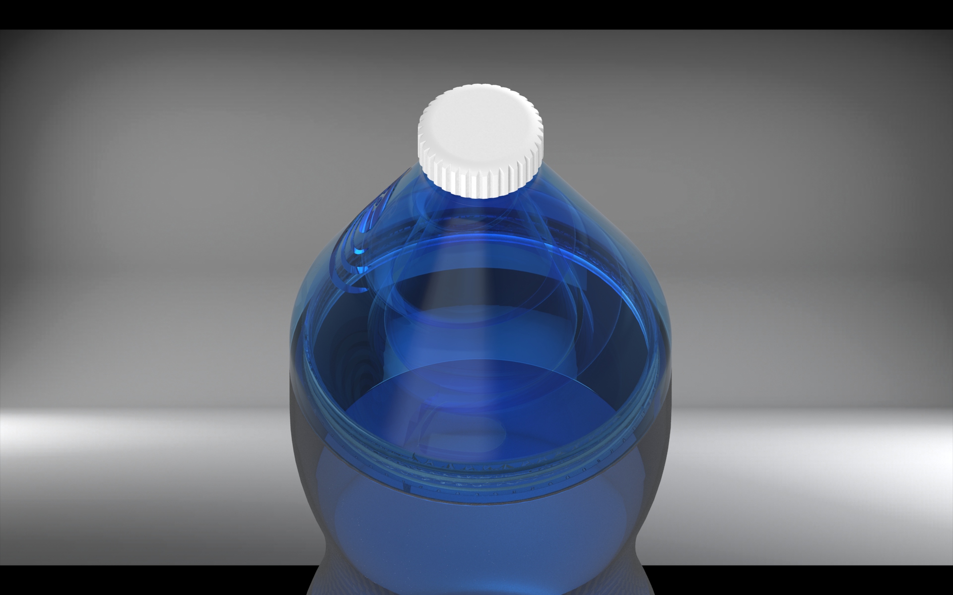 漏斗原理的瓶子