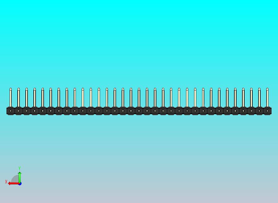 DS1022彩色排针 黑色 33p 100mil 类型U 版本1.0.zip