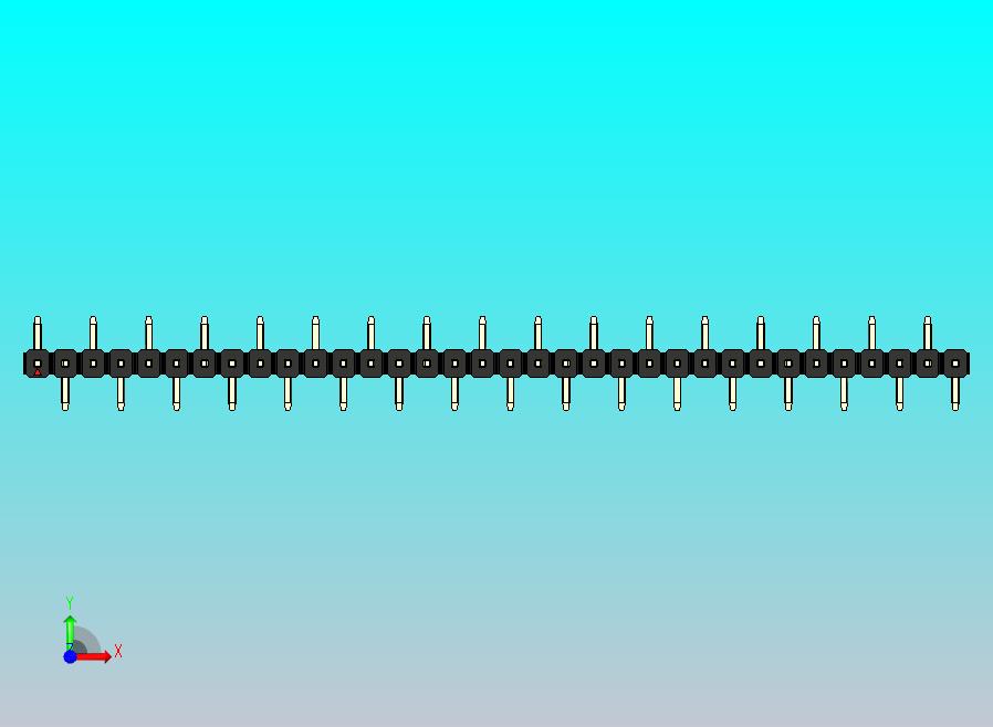 DS1022彩色排针 黑色 34P 100mil 类型 SMT R1 版本1.0.zip