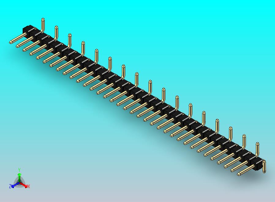 DS1022彩色排针 黑色 35P 100mil 类型 SMT R2 版本1.0.zip