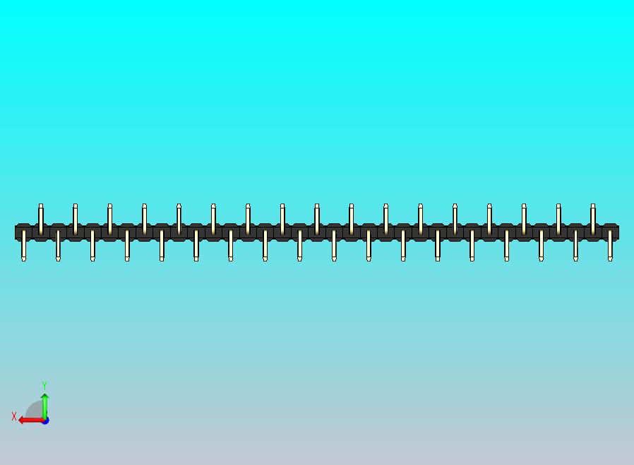 DS1022彩色排针 黑色 35P 100mil 类型 SMT R2 版本1.0.zip