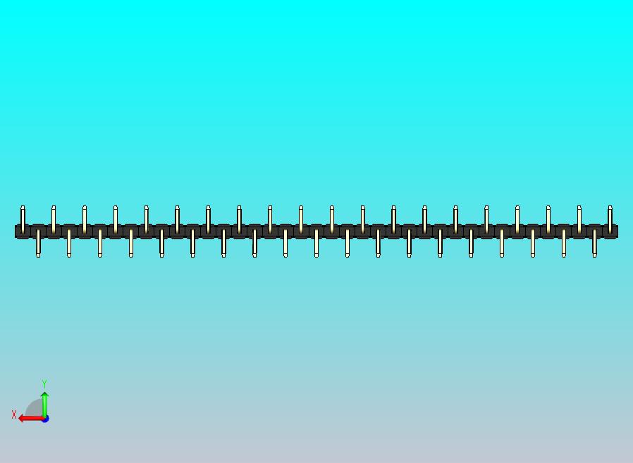 DS1022彩色排针 黑色 39P 100MIL 类型 SMT R1 版本1.0.zip