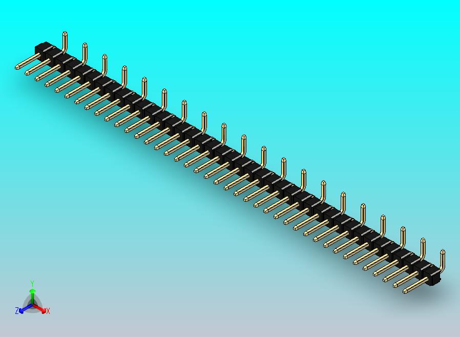 DS1022彩色排针 黑色 40P 100mil 类型 SMT R2 版本1.0.zip