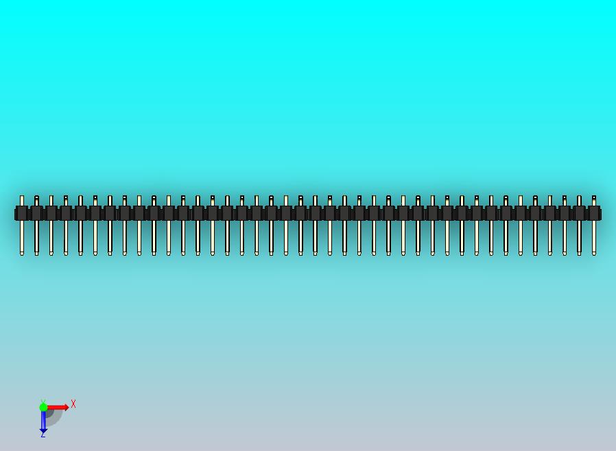 DS1022彩色排针 黑色 40P 100mil 类型 SMT R2 版本1.0.zip