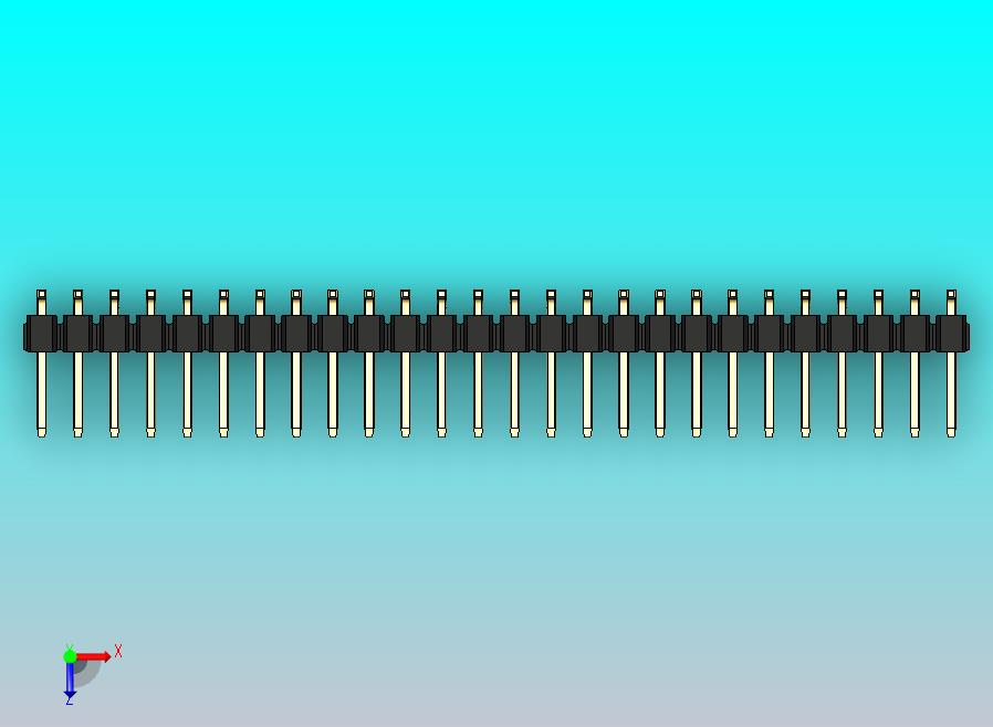 DS1022彩色排针 黑色 52p 100mil SMT 类型 版本1.0.zip