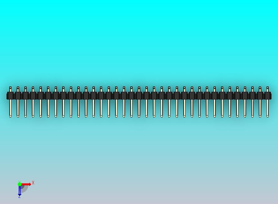 DS1022彩色排针 黑色 70p 100mil 类型SMT 版本1.0.zip
