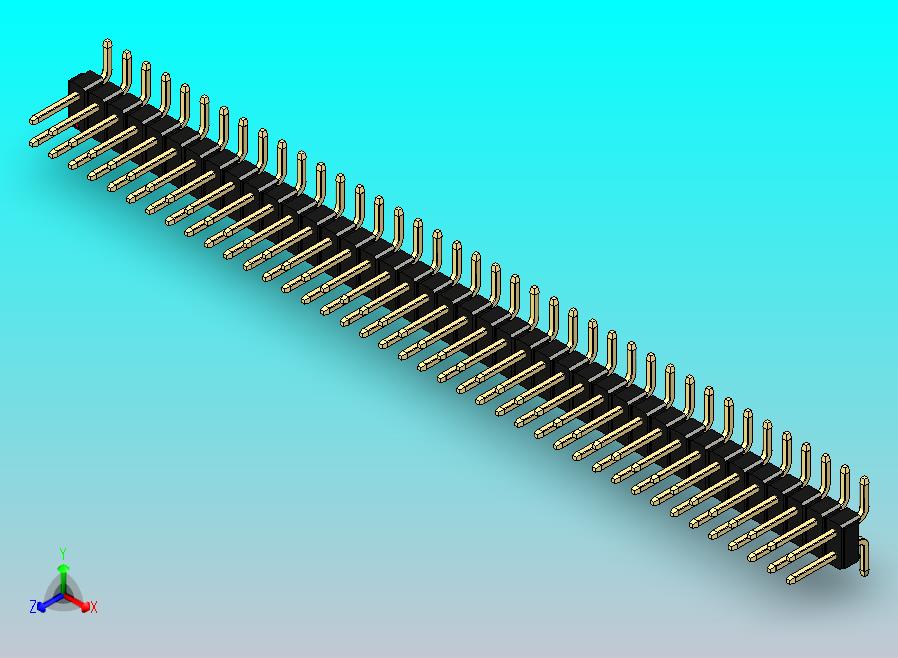 DS1022彩色排针 黑色 80p 100mil 类型SMT 版本1.0.zip