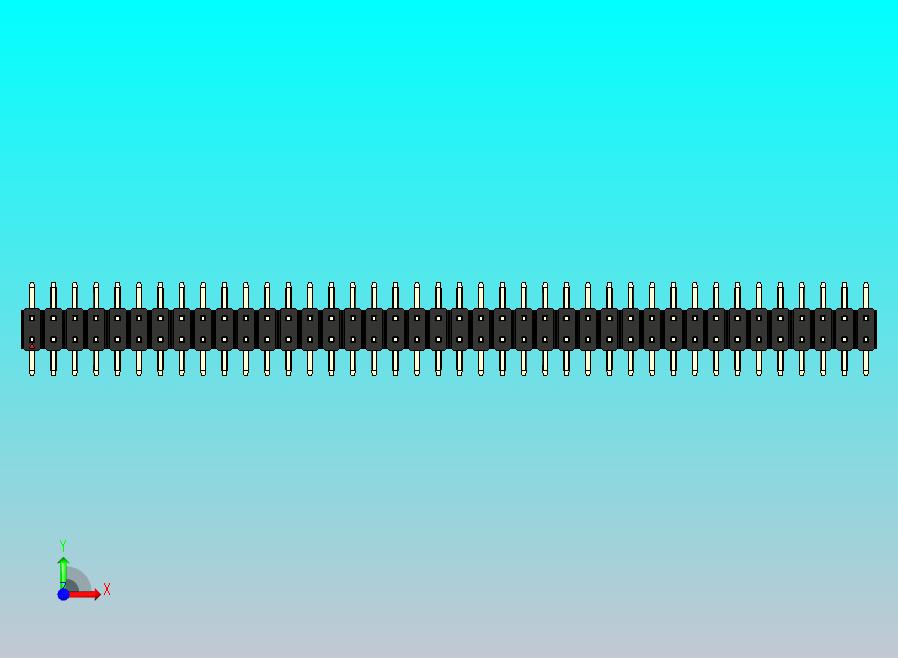 DS1022彩色排针 黑色 80p 100mil 类型SMT 版本1.0.zip