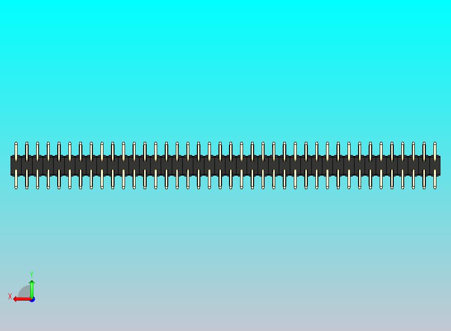 DS1022彩色排针 黑色 80p 100mil 类型SMT 版本1.0.zip
