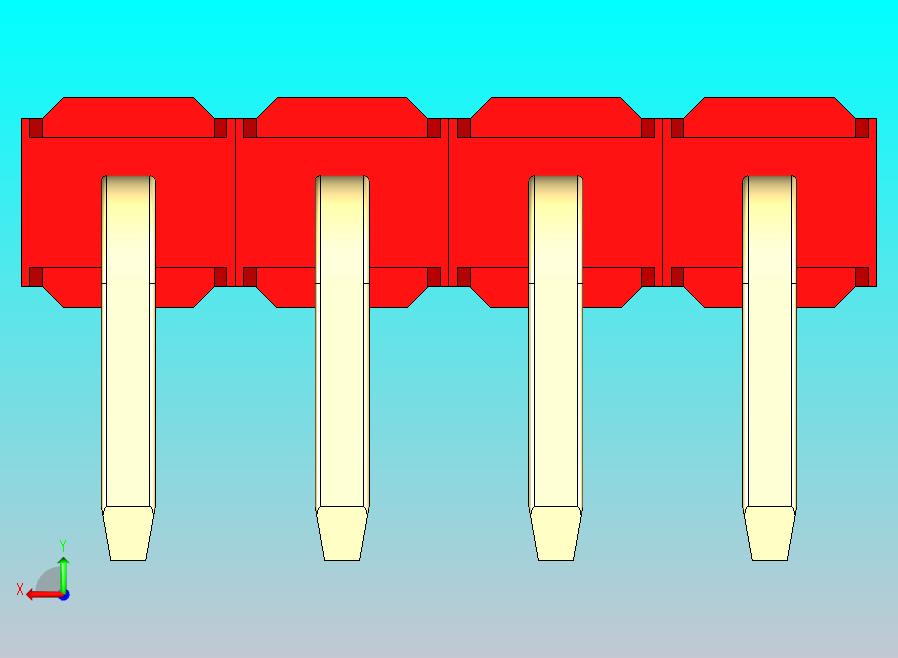 DS1022彩色排针 红色 1x04p 100mil 类型D 版本1.0.zip