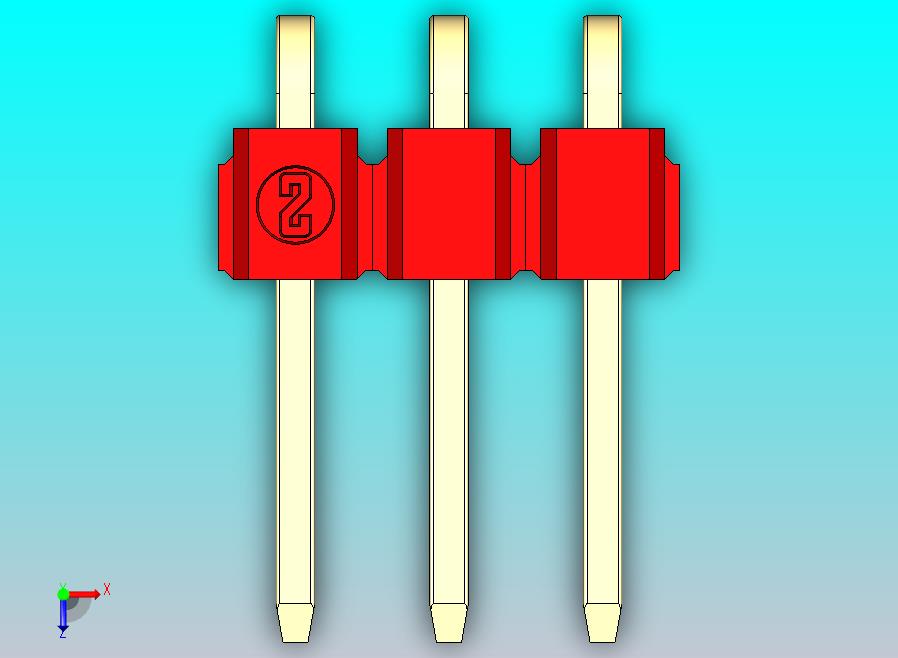 DS1022彩色排针 红色 1x03p 100mil 类型D 版本1.0.zip