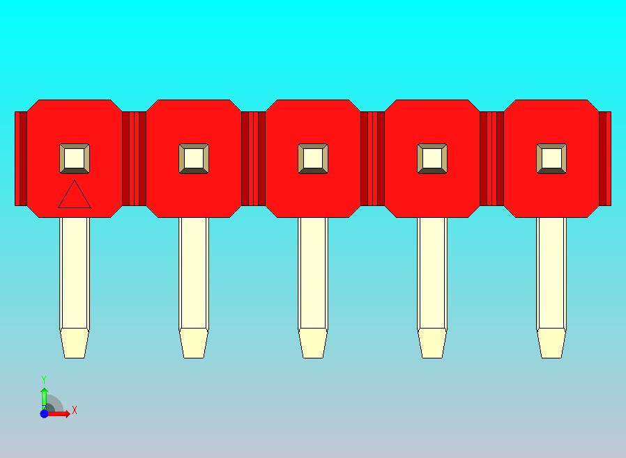 DS1022彩色排针 红色 1x05p 100mil 类型D 版本1.0.zip