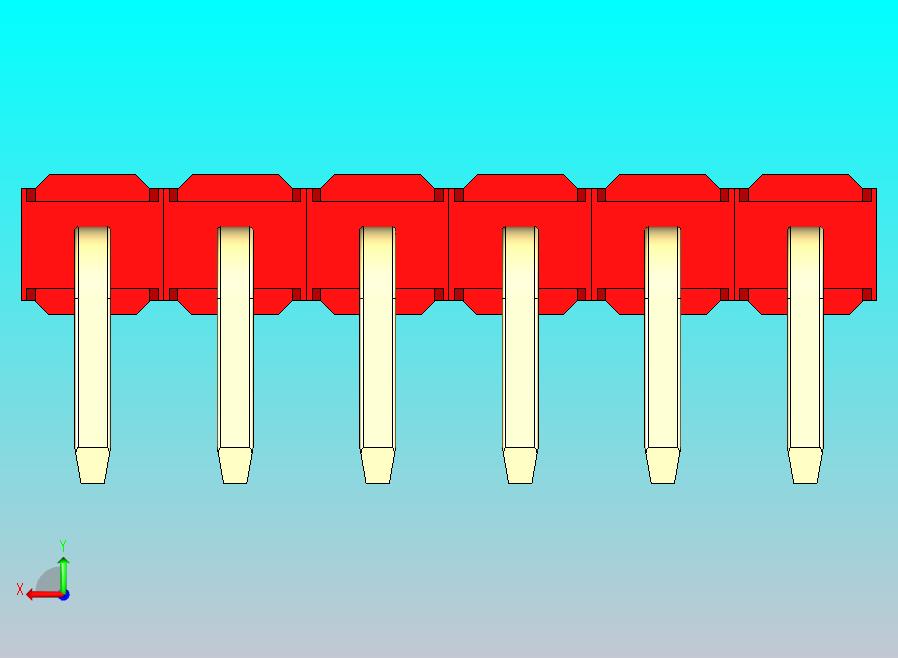 DS1022彩色排针 红色 1x06p 100mil 类型D 版本1.0.zip