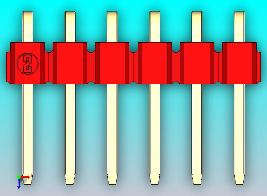 DS1022彩色排针 红色 1x06p 100mil 类型D 版本1.0.zip
