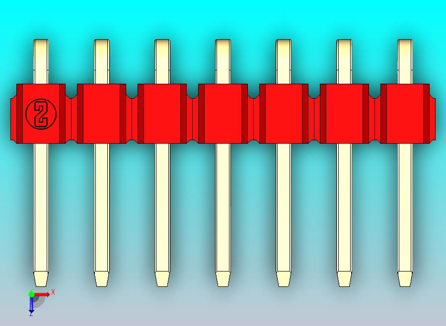 DS1022彩色排针 红色 1x07p 100mil 类型D 版本1.0.zip