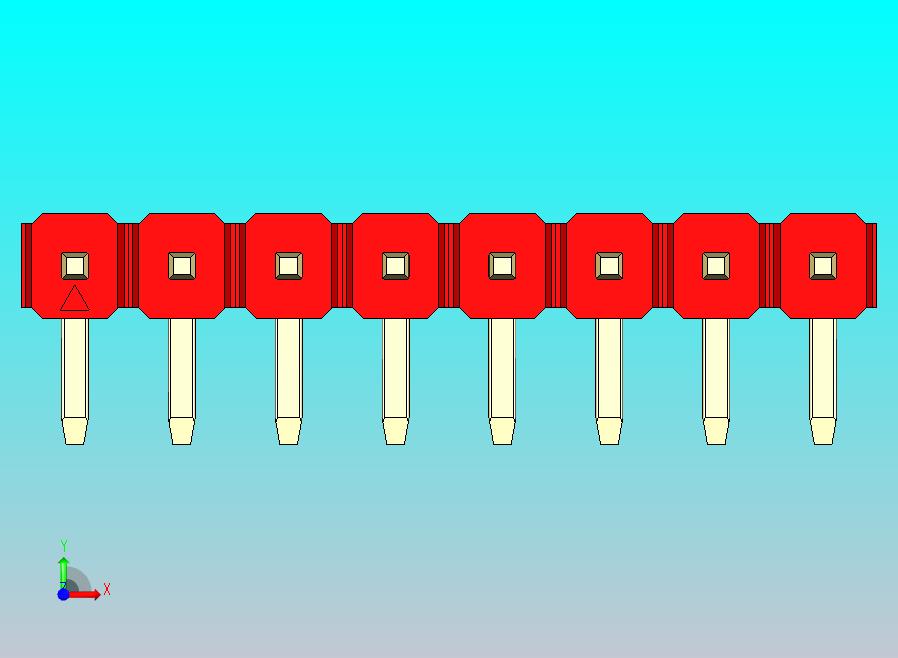 DS1022彩色排针 红色 1x08p 100mil 类型D 版本1.0.zip