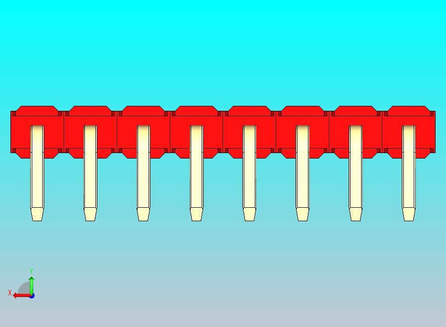 DS1022彩色排针 红色 1x08p 100mil 类型D 版本1.0.zip