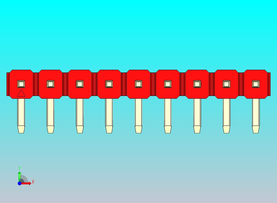 DS1022彩色排针 红色 1x09p 100mil 类型D 版本1.0.zip