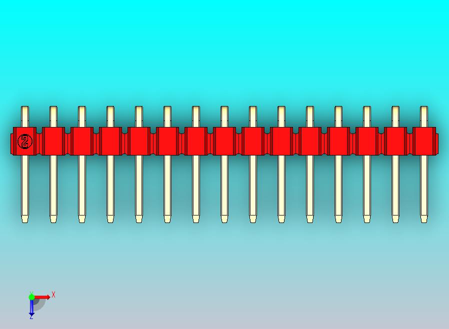 DS1022彩色排针 红色 1x15p 100mil 类型D 版本1.0.zip