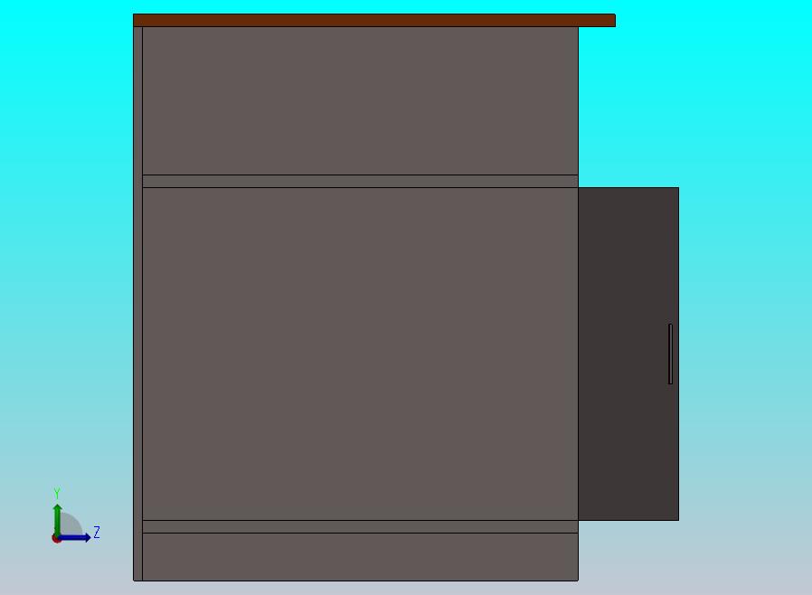 紧凑型木制工作台，内置储物柜