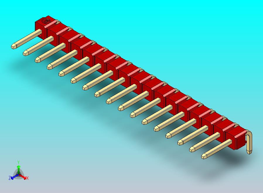 DS1022彩色排针 红色 1x17p 100mil 类型D 版本1.0.zip