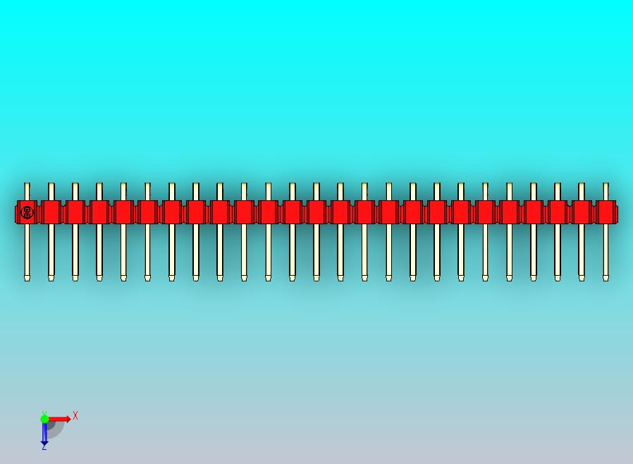 DS1022彩色排针 红色 1x25p 100mil 类型D 版本1.0.zip