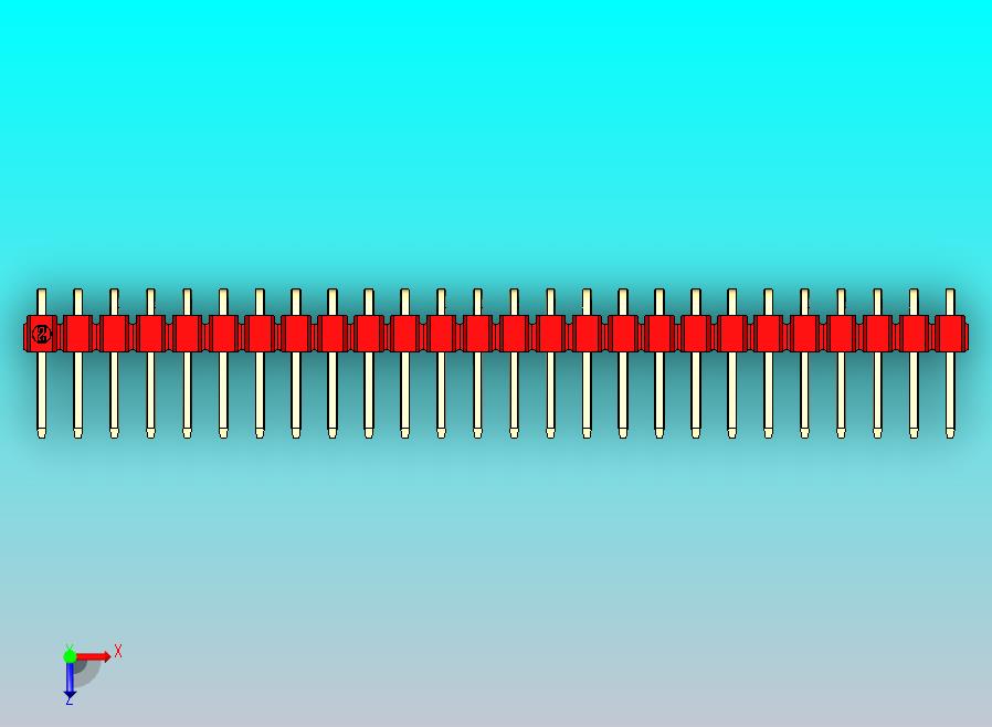 DS1022彩色排针 红色 1x26p 100mil 类型D 版本1.0.zip