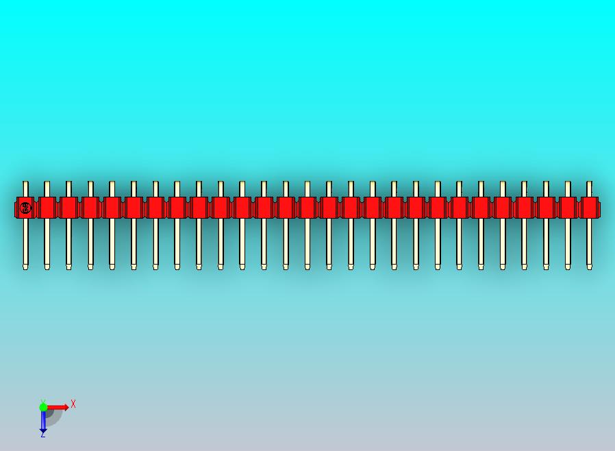DS1022彩色排针 红色 1x27p 100mil 类型D 版本1.0.zip