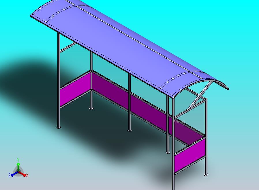 公共汽车候车站