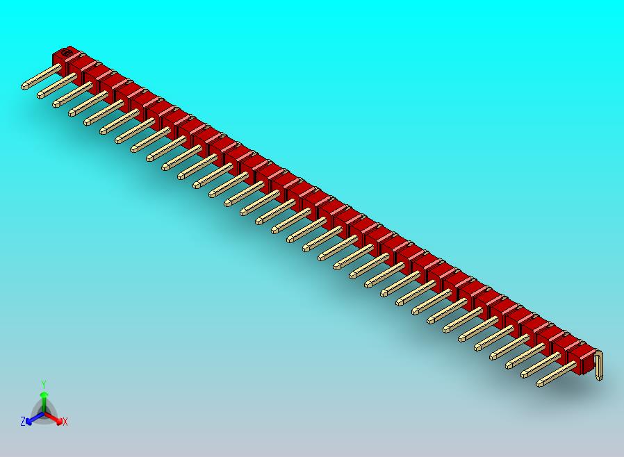 DS1022彩色排针 红色 1x34p 100mil 类型D 版本1.0.zip