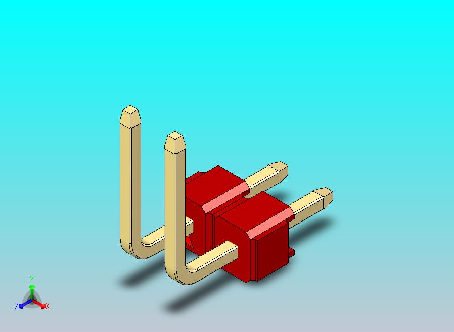 DS1022彩色排针 红色 02p 100mil 类型U 版本1.0.zip