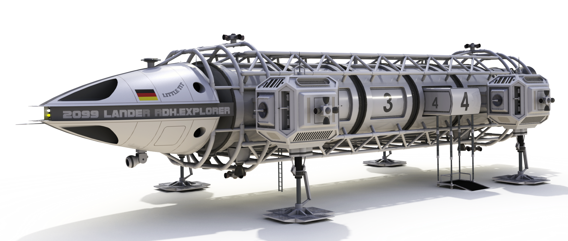 科幻探索着陆器