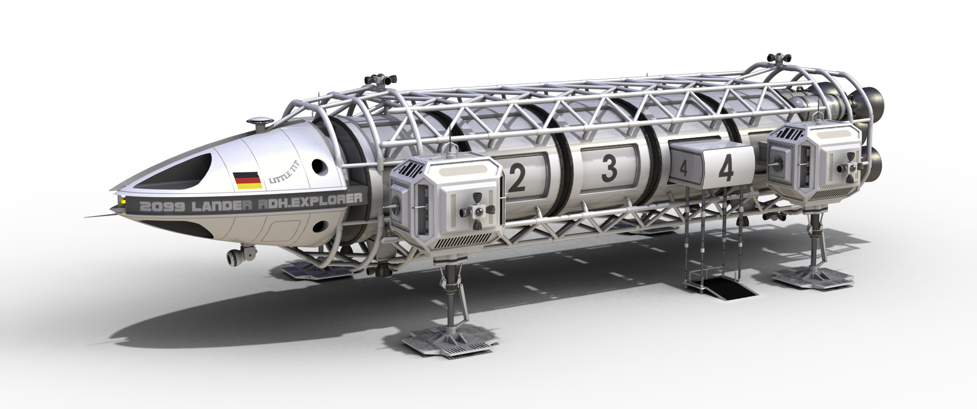 科幻探索着陆器