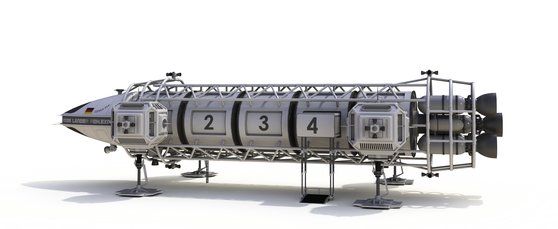 科幻探索着陆器