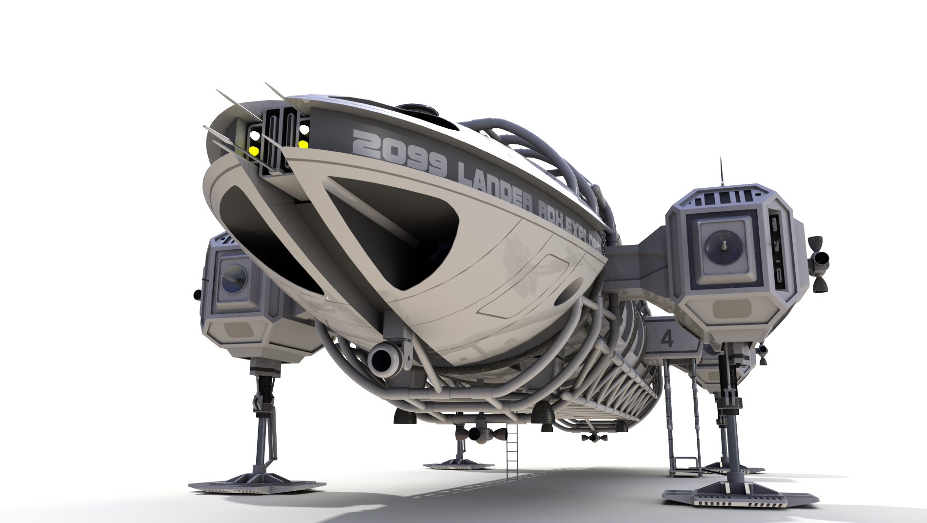 科幻探索着陆器