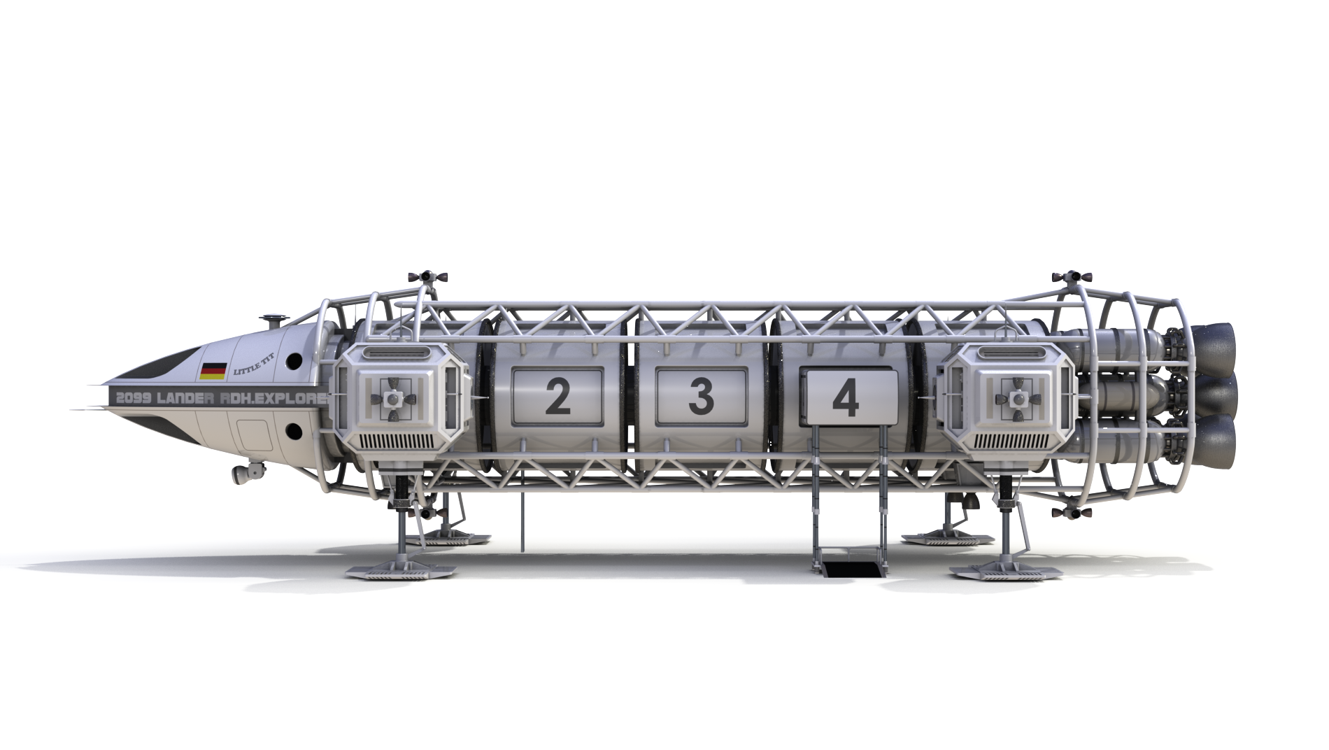 科幻探索着陆器