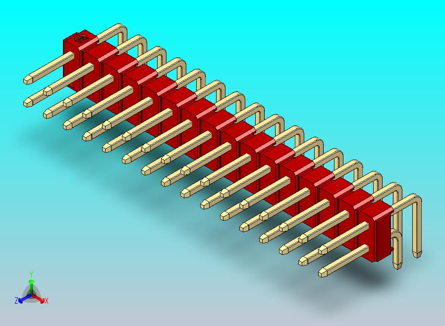 DS1022彩色排针 红色 2x16引脚 100mil 类型D 版本1.0.zip