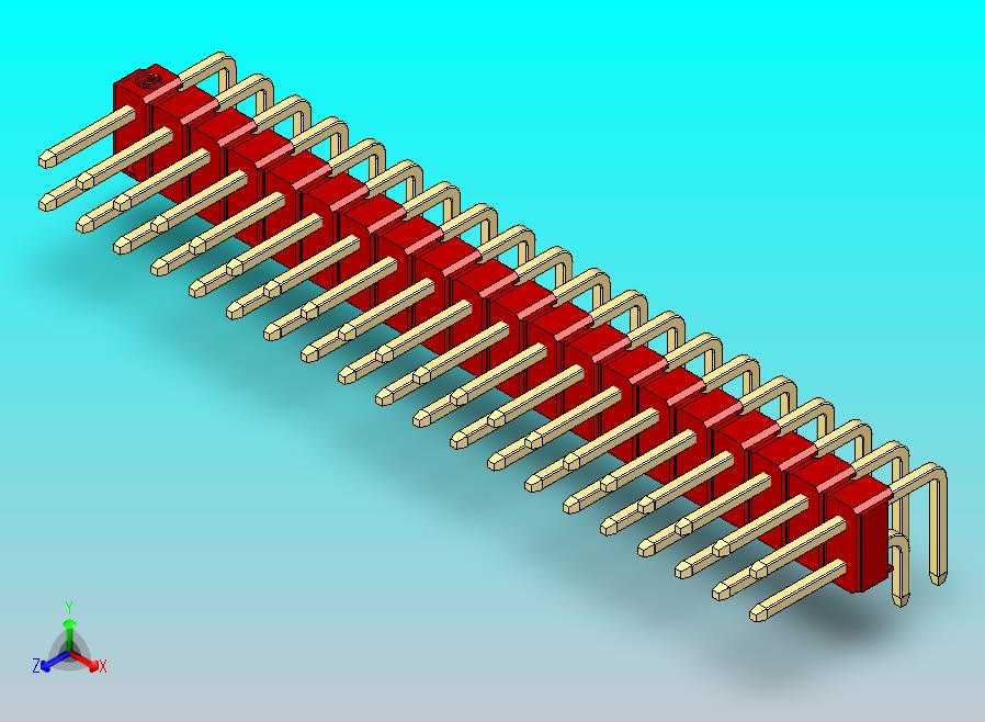 DS1022彩色排针 红色 2x20p 100mil 类型D 版本1.0.zip