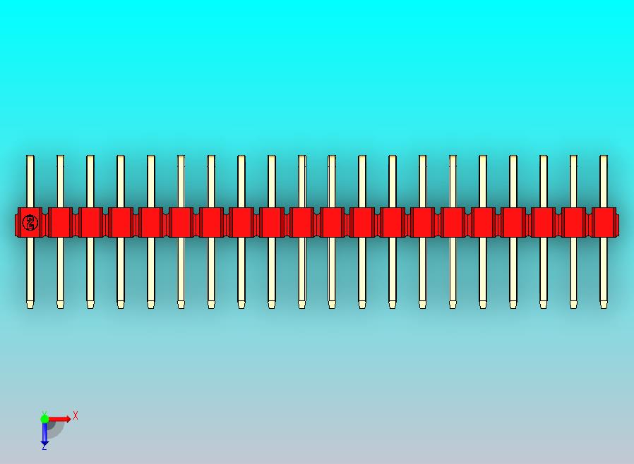 DS1022彩色排针 红色 2x20p 100mil 类型D 版本1.0.zip