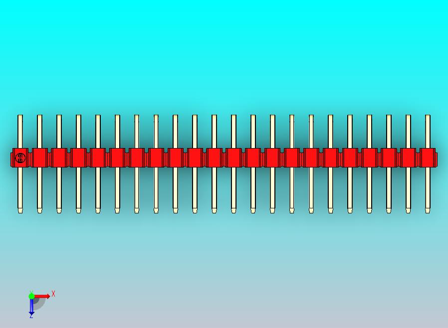 DS1022彩色排针 红色 2x22引脚 100mil 类型D 版本1.0.zip