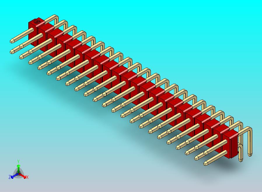 DS1022彩色排针 红色 2x22引脚 100mil 类型D 版本1.0.zip