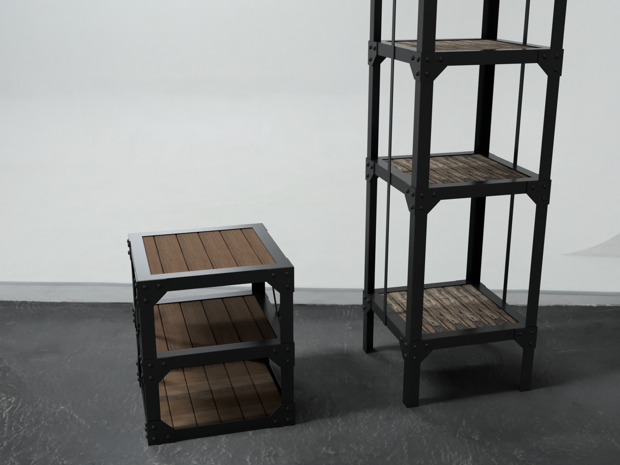 阁楼架，架子，橱柜