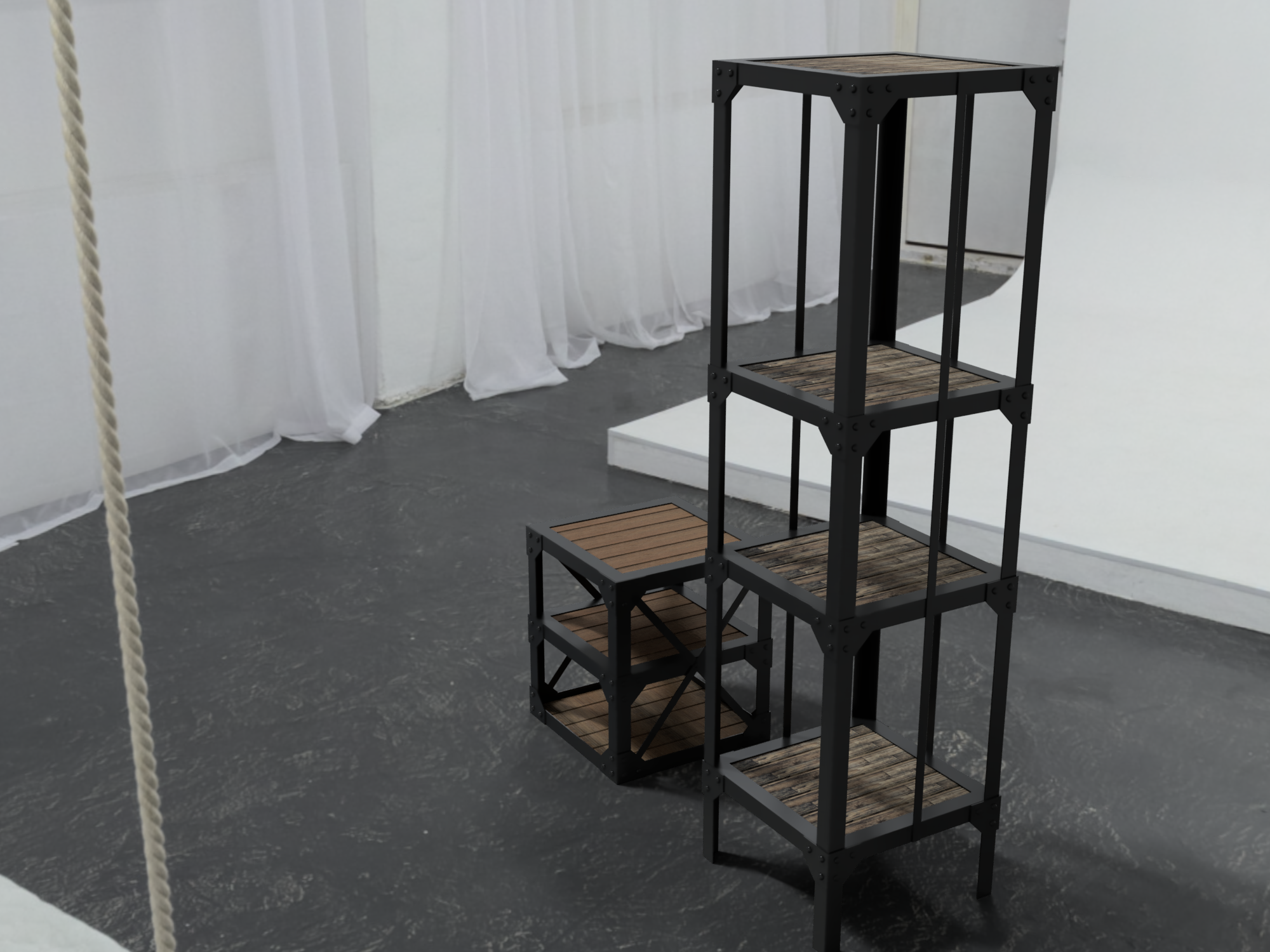 阁楼架，架子，橱柜