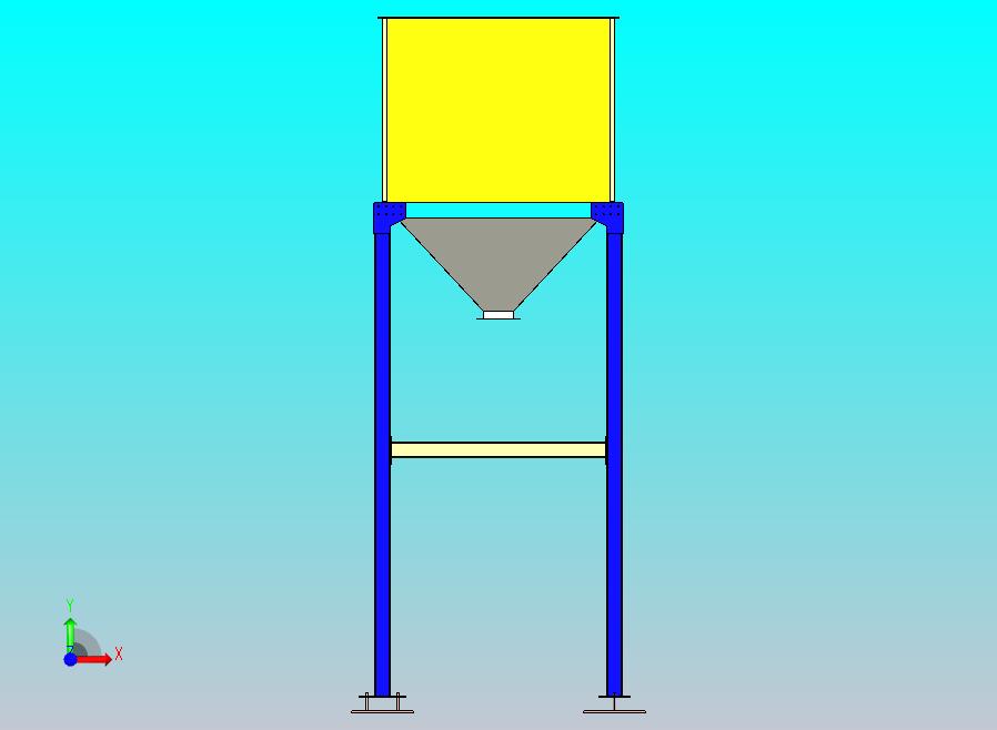 高架工业仓储容器