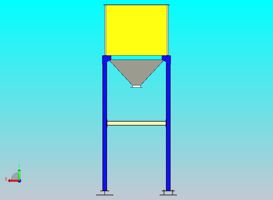 高架工业仓储容器