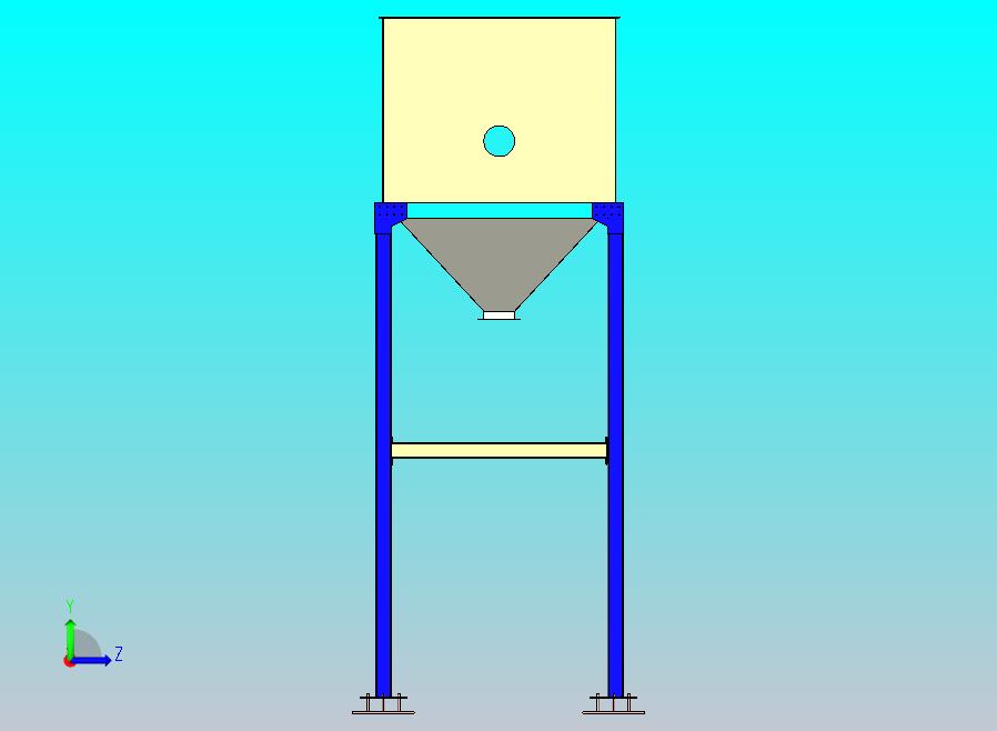 高架工业仓储容器