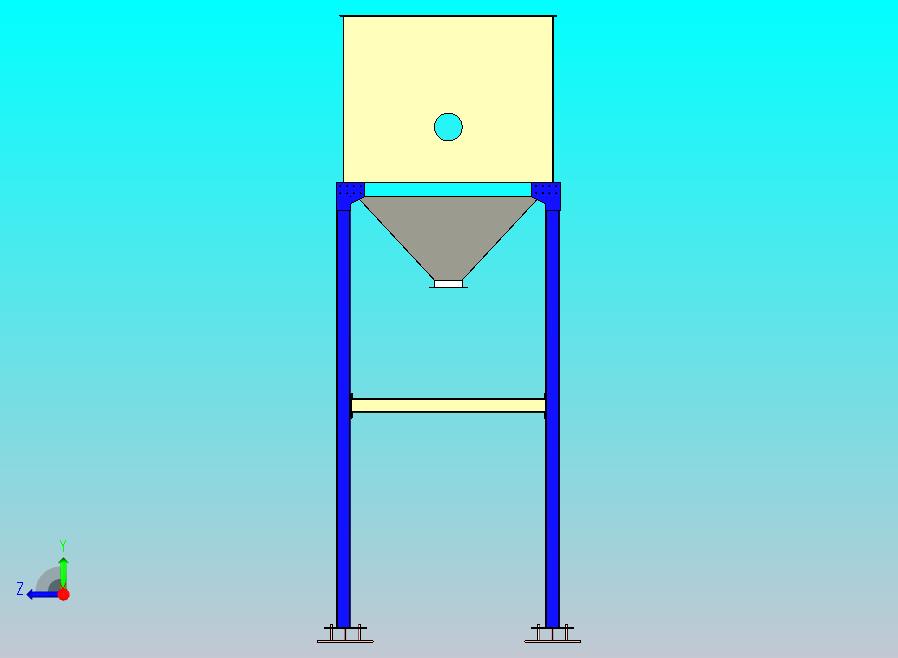 高架工业仓储容器