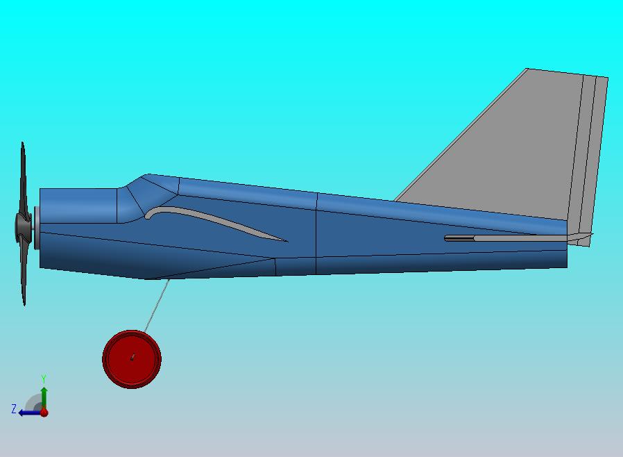 飞机建模和组装