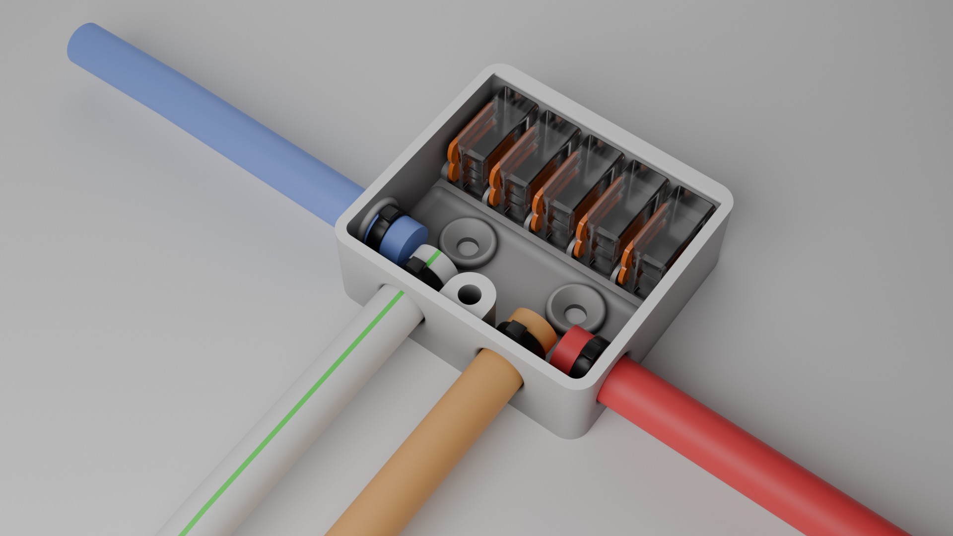 电线连接的电气外壳