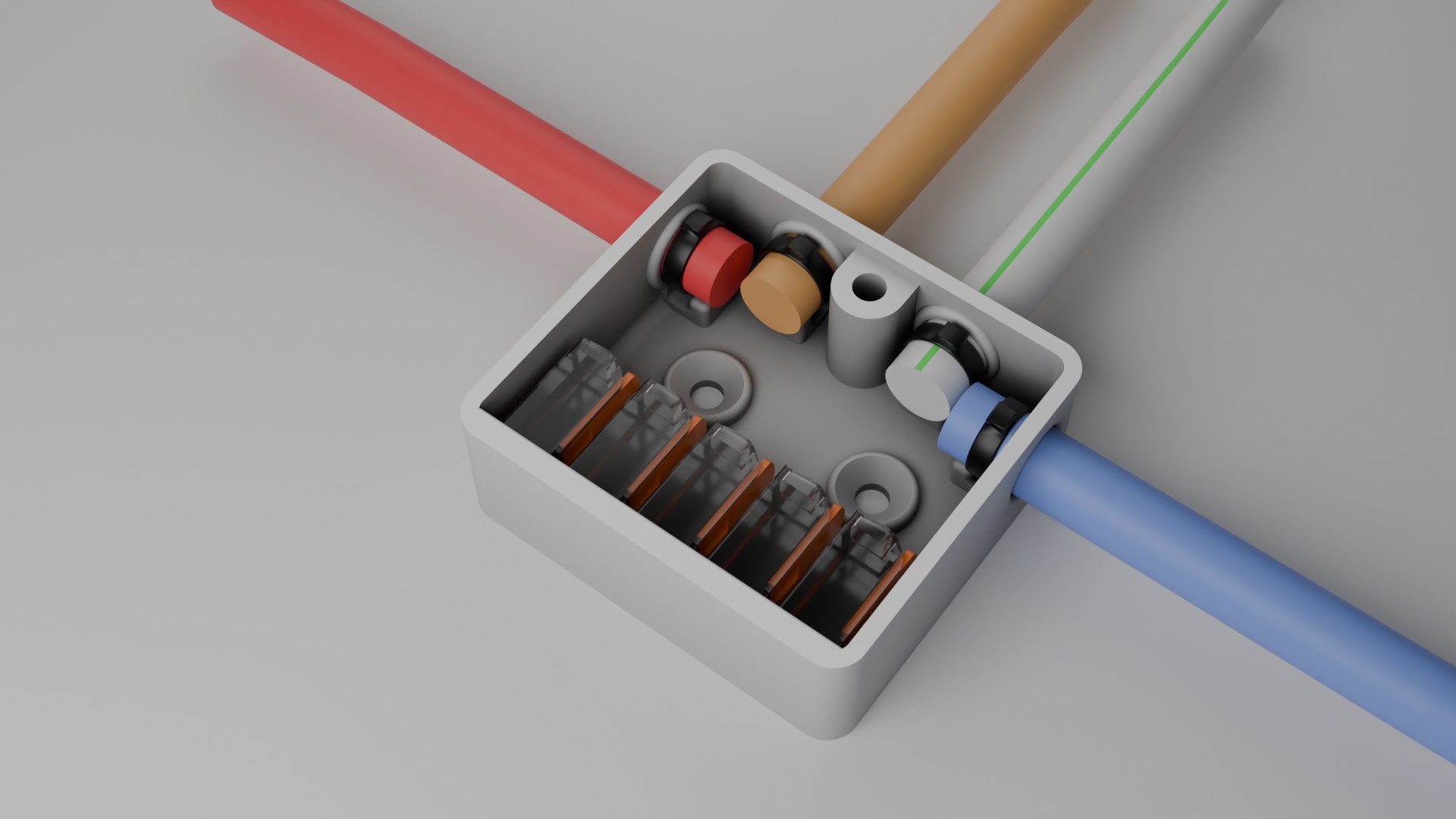 电线连接的电气外壳